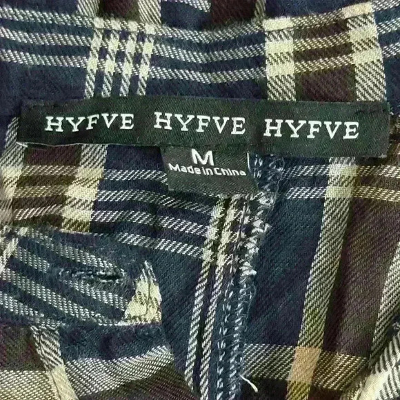 HYFVE Plaid Button-up Shirt Mini Dress - Picture 6 of 6